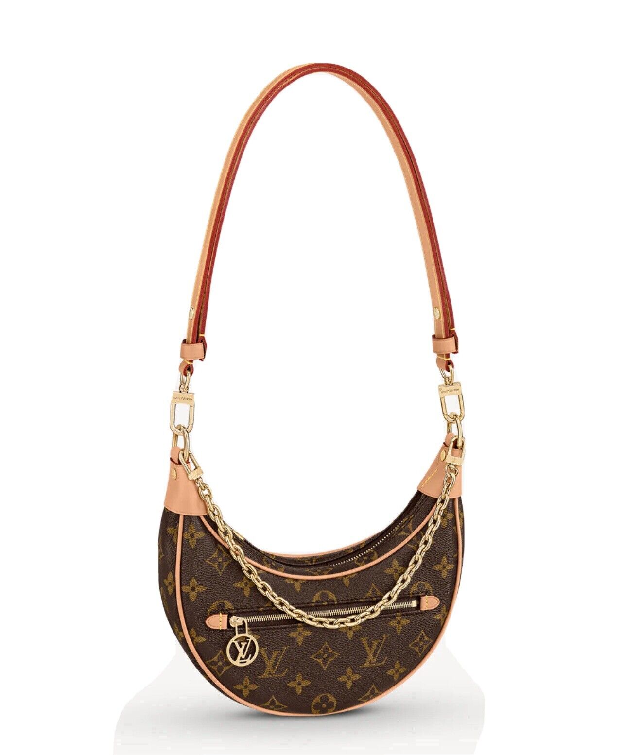 Louis Vuitton Loop Brown Monogram Crossbody Shoulder Bag M44036