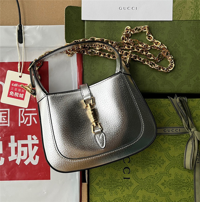 Gucci Jackie 1961 lamé mini bag 675799