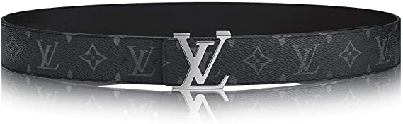 Louis Vuitton Eclipse Canvas LV Initiales 40mm Reversible Belt