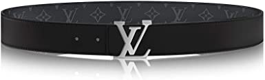 Louis Vuitton Eclipse Canvas LV Initiales 40mm Reversible Belt