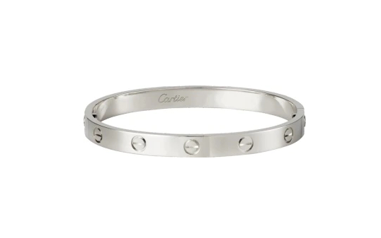 Cartier Love bracelet, Sold with a screwdriver. Width Size