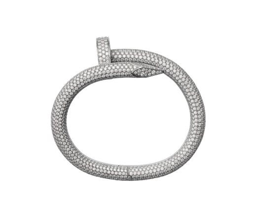 Cartier Juste un Clou bracelet with diamonds