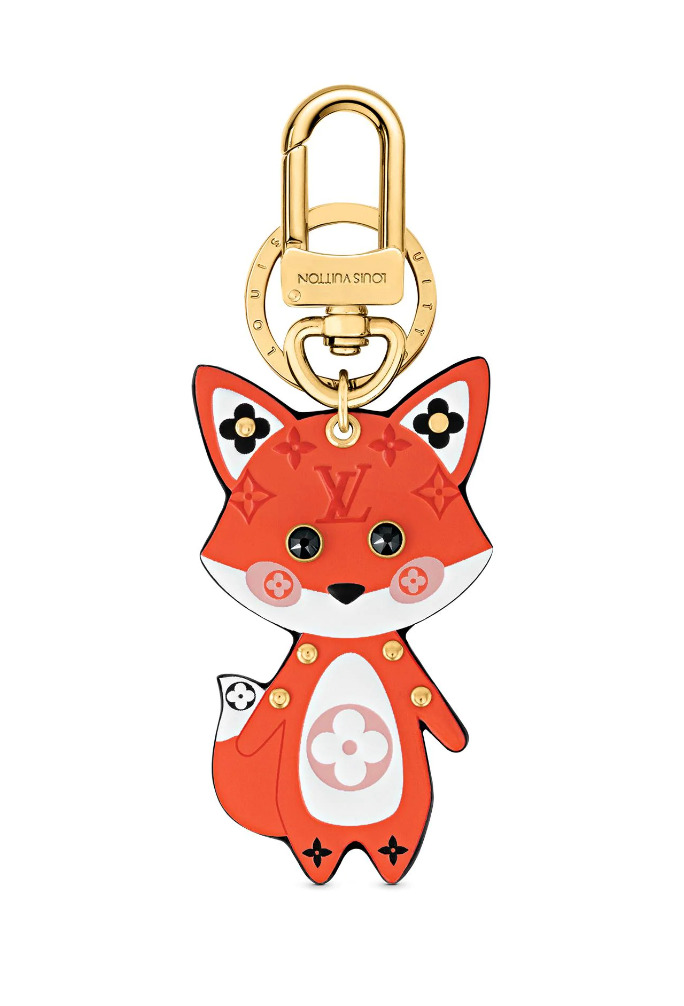 Louis Vuitton Cute Fox Bag Charm And Key Holder