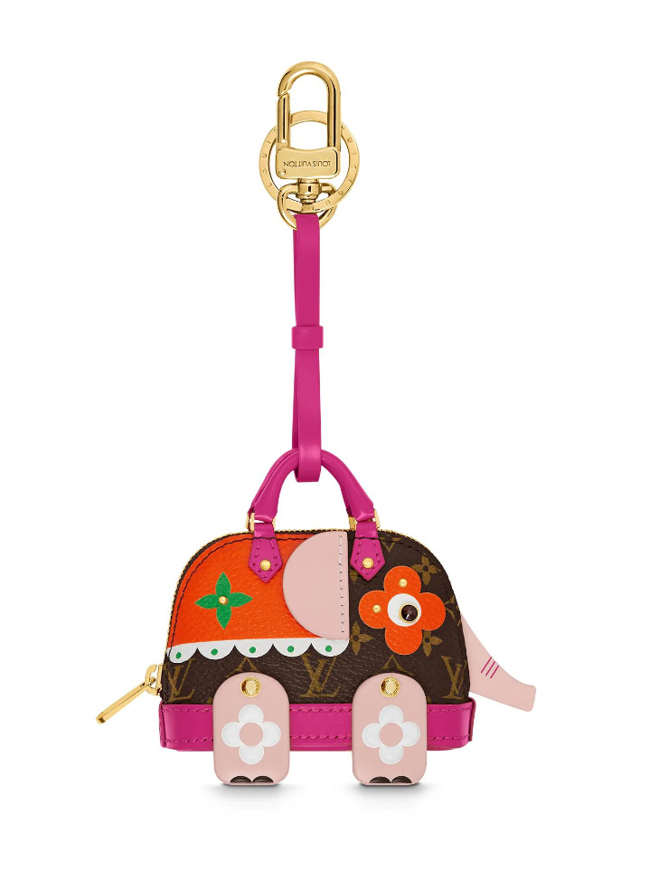 Louis Vuitton Wild Puppet Alma Elephant Bag Charm And Key Holder