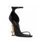 YSL OPYUM SANDALS IN PATENT LEATHER