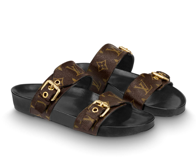 LV Monogram Bom Dia Mule Sandals