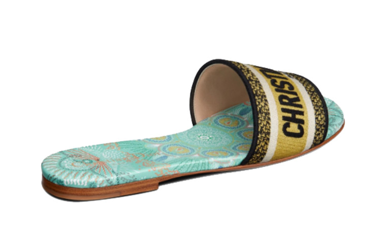 Dior Dway Slide Cotton Mbroidery For Women 