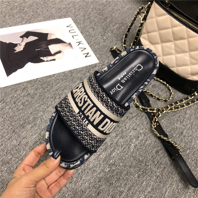 Dior Oblique Thick Slides