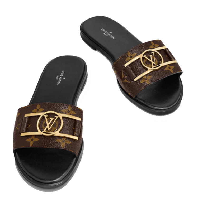 Louis Vuitton's Lock It flat mule 1A64MI