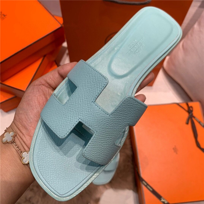 Hermes Slides Epsom Leather