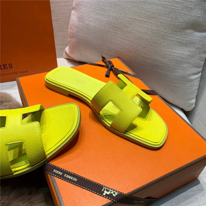 Hermes Slides Epsom Leather