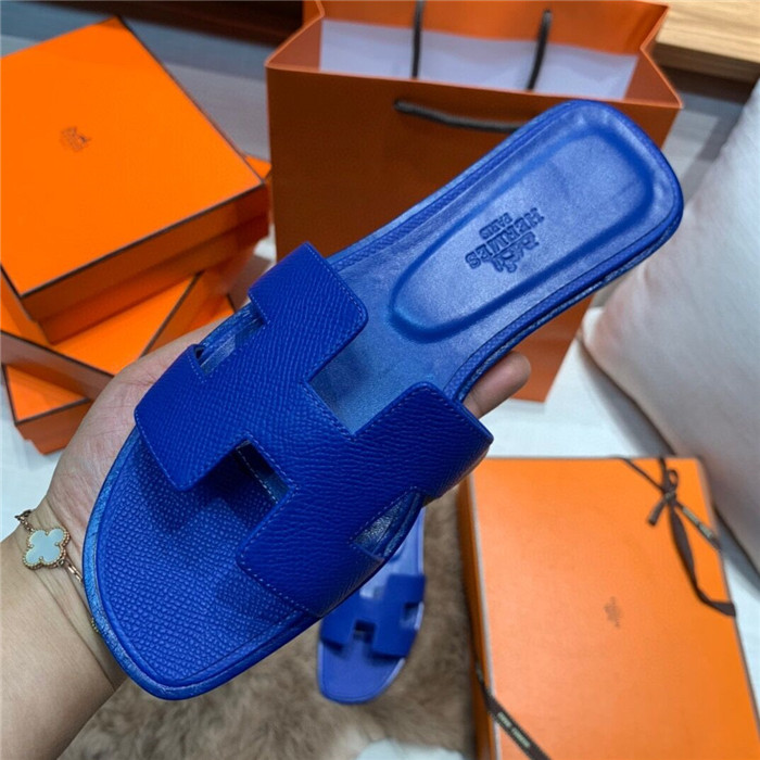 Hermes Slides Epsom Leather