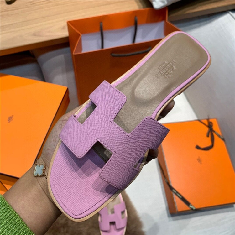 Hermes Slides Epsom Leather