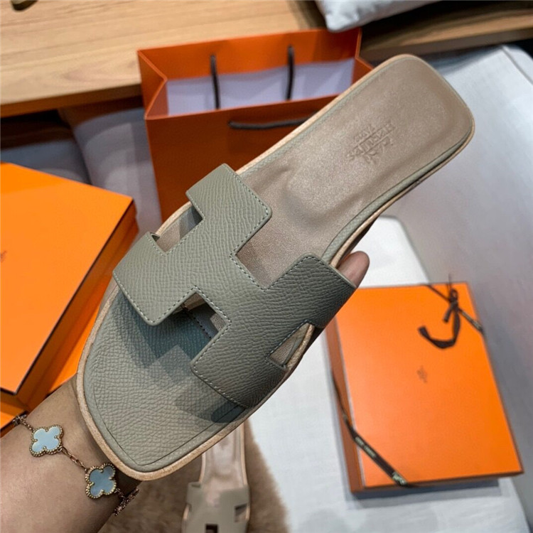 Hermes Slides Epsom Leather