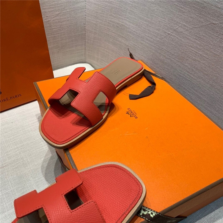 Hermes Slides Epsom Leather