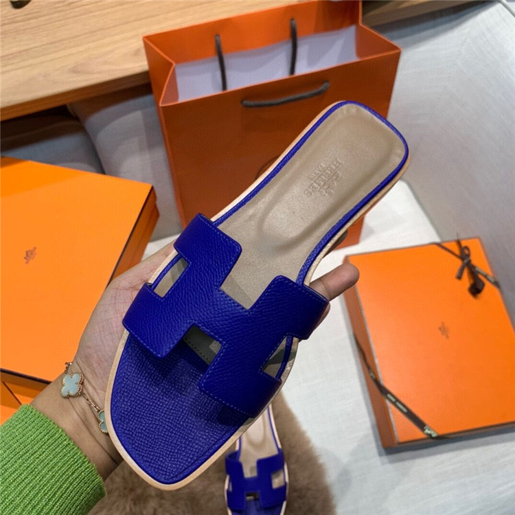 Hermes Slides Epsom Leather