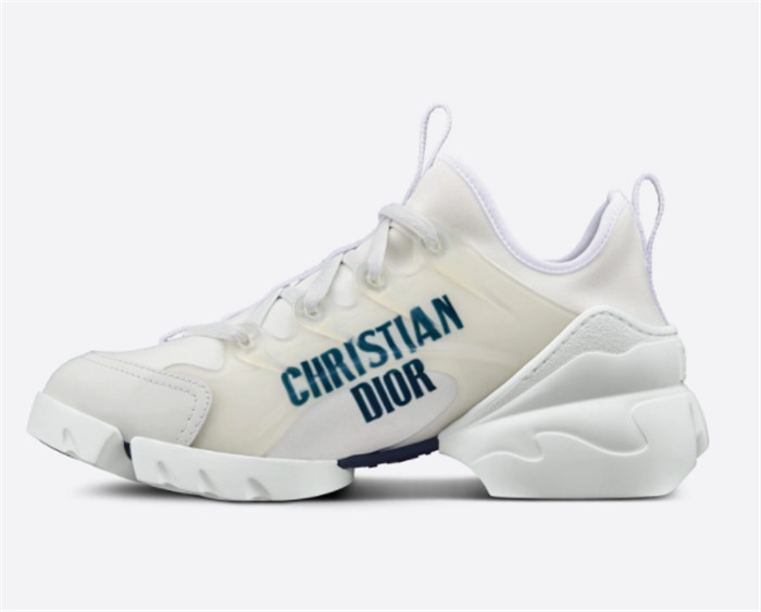 D-CONNECT SNEAKER White 'J'Adior Paris' Technical Fabric