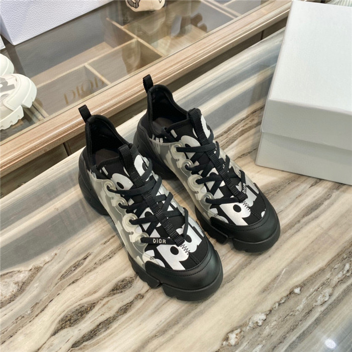 D-CONNECT SNEAKER Dior Spatial Printed Reflective Technical Fabric