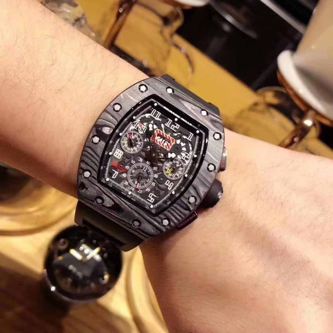 Richard Mille Felipe Massa Flyback Chronograph White Gold Rm011 Watch