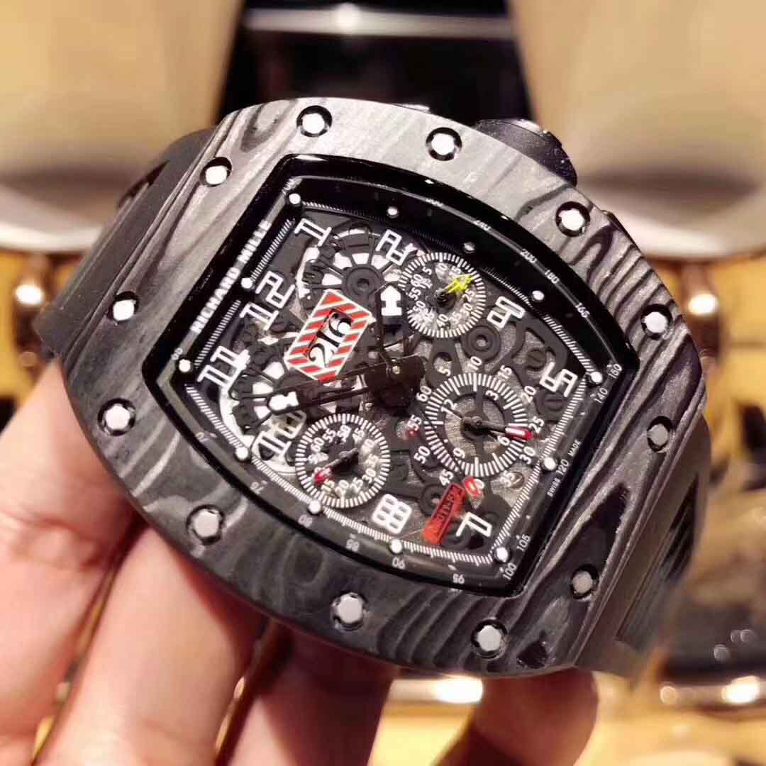 Richard Mille Felipe Massa Flyback Chronograph White Gold Rm011 Watch