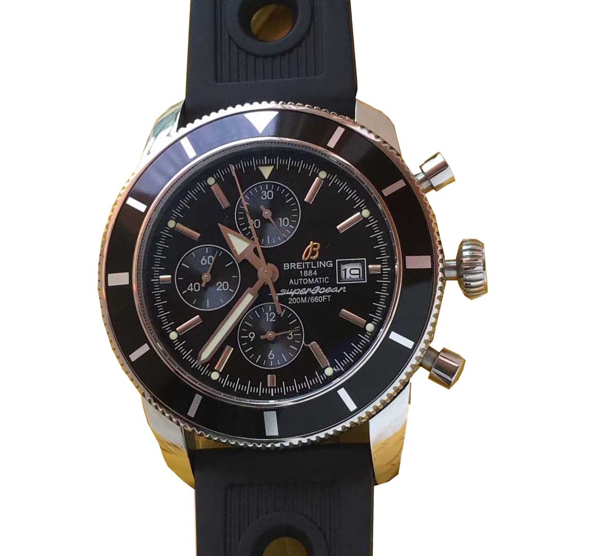 Breitling Bronze Superocean Heritage 46 Dial Rubber Strap A17320 Watch