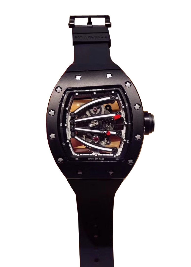 Richard Mille Rm59-01M Black Ceramic Black Skeleton Dial