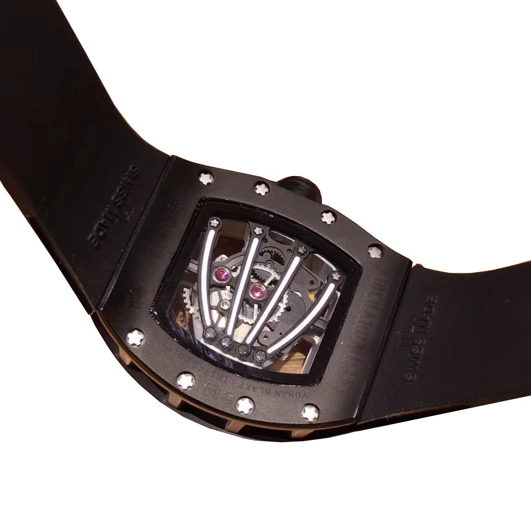 Richard Mille Rm59-01M Black Ceramic Black Skeleton Dial