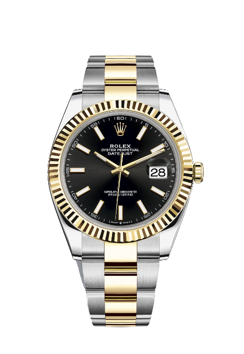 Rolex Datejust Black Stick Dial 126333