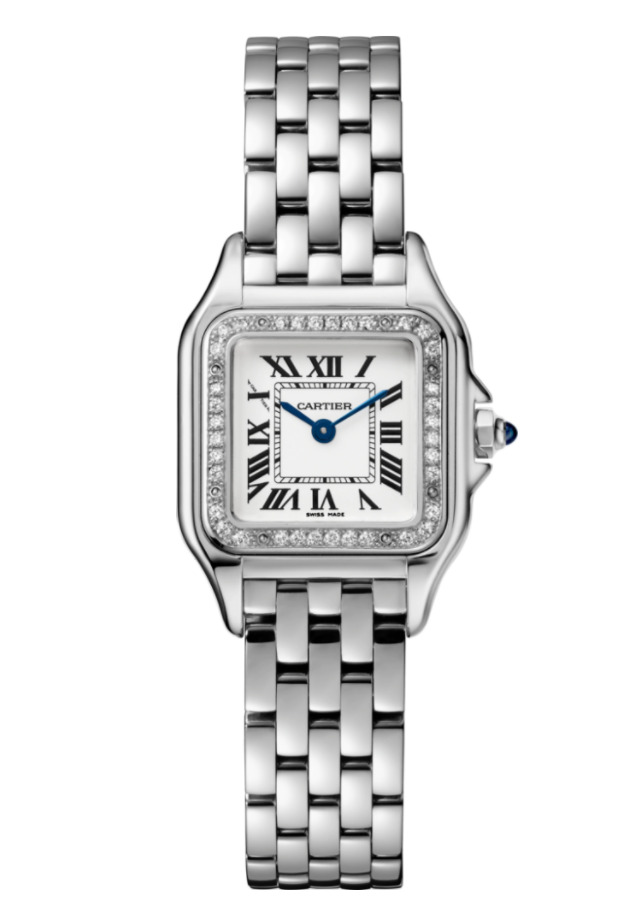 Panthere De Cartier Watch W4Pn0007 Diamond Set Bezel