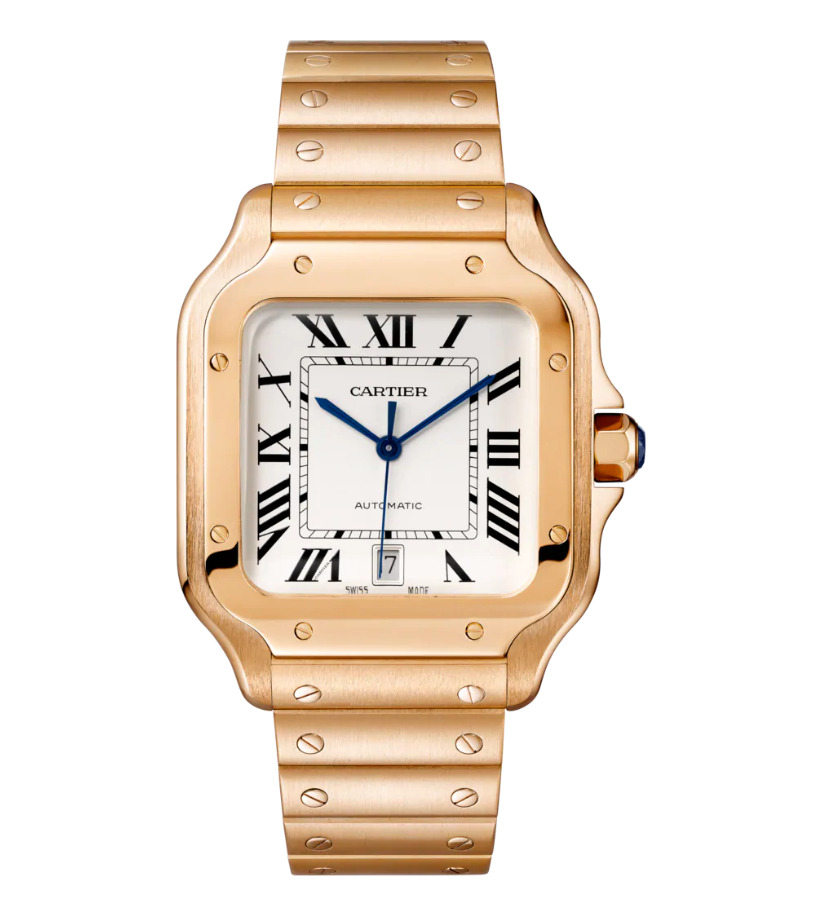 Cartier Santos De Cartier Wssa0013 Watch With Stainless Steel Bracelet And Stainless Steel Bezel 39.9Mm