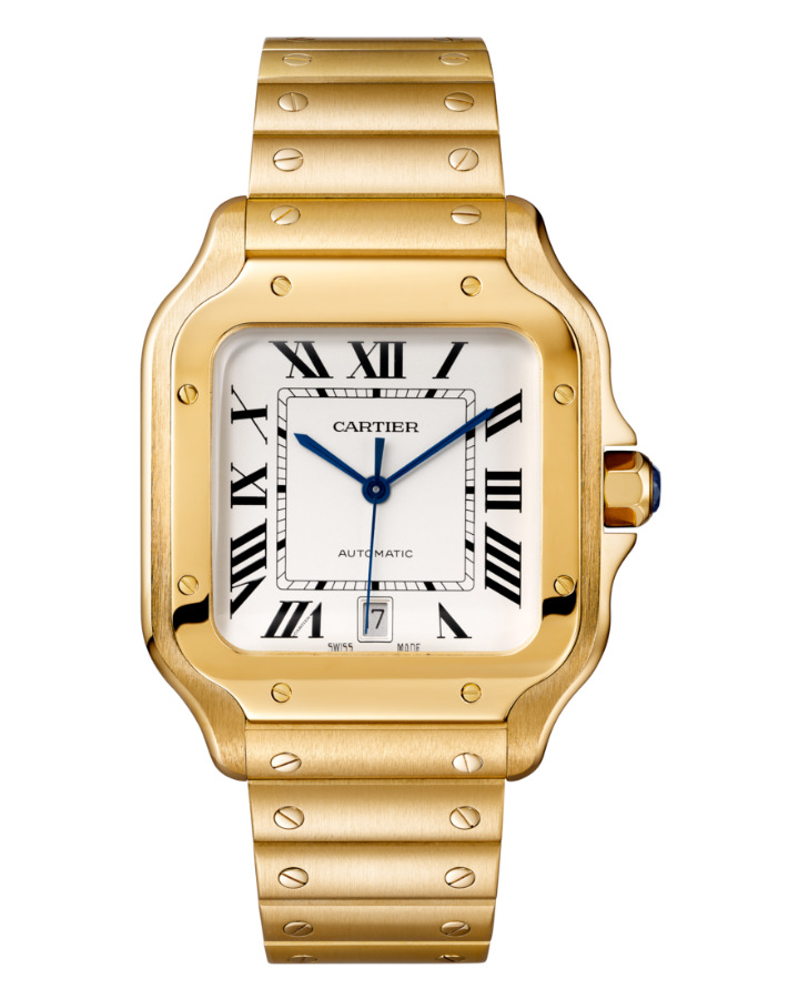 Cartier Santos De Cartier Wssa0013 Watch With Stainless Steel Bracelet And Stainless Steel Bezel 39.9Mm