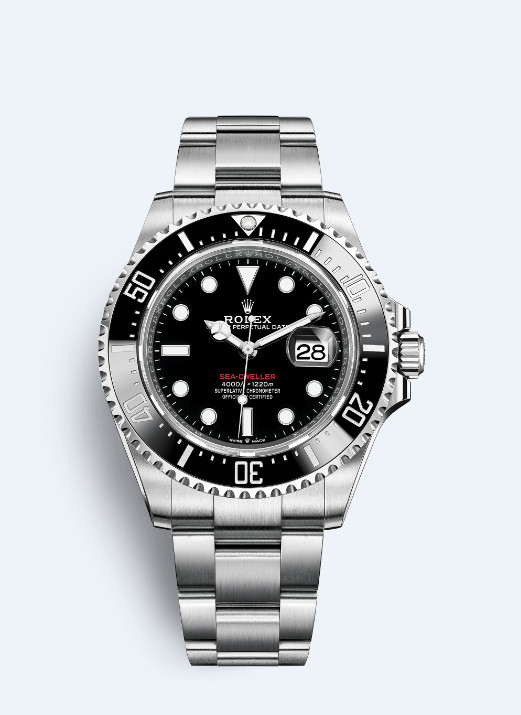 Rolex Oyster Perpetual Sea-Dweller In Oystersteel With A Black Ceramic Bezel And An Oyster Bracelet