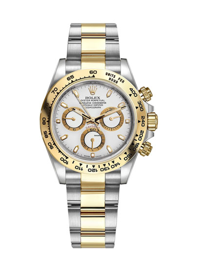 Rolex Cosmograph Daytona Two-Tone White Dial 40Mm Watch