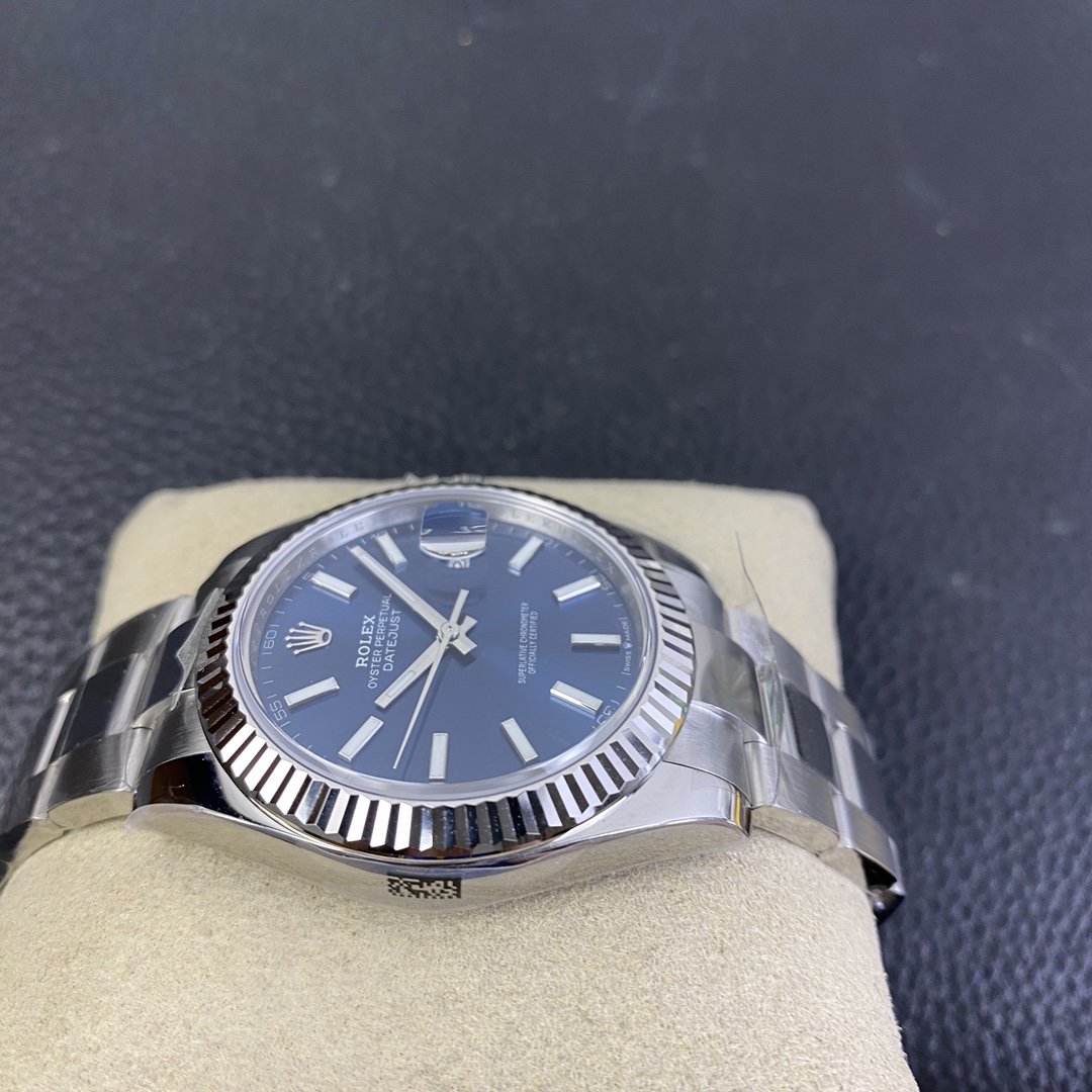 Datejust 41 Ss 126334 Ar Best Edition 904L Steel Blue Dial