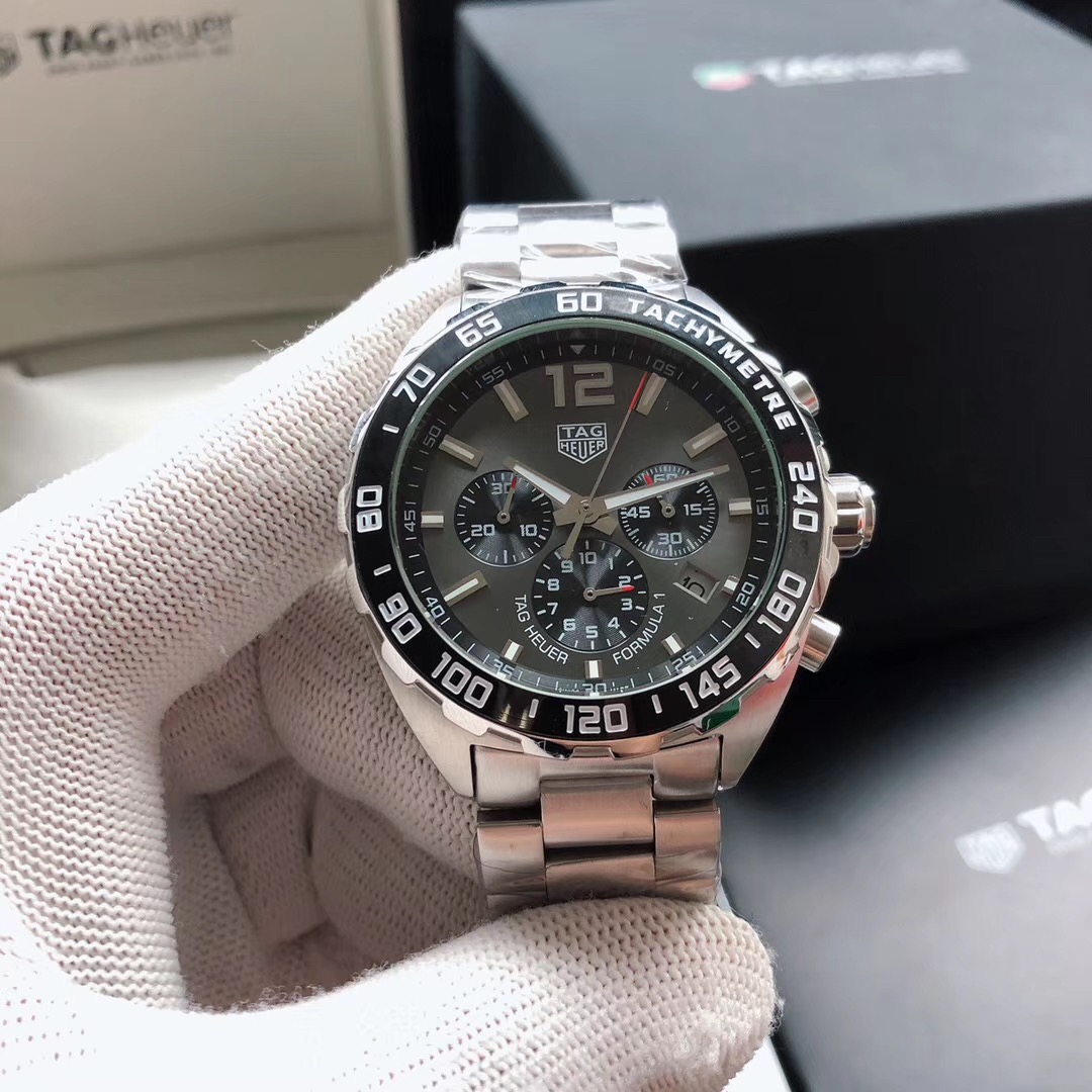 Tag Heuer Formula 1 Watch Grey Dial 43Mm