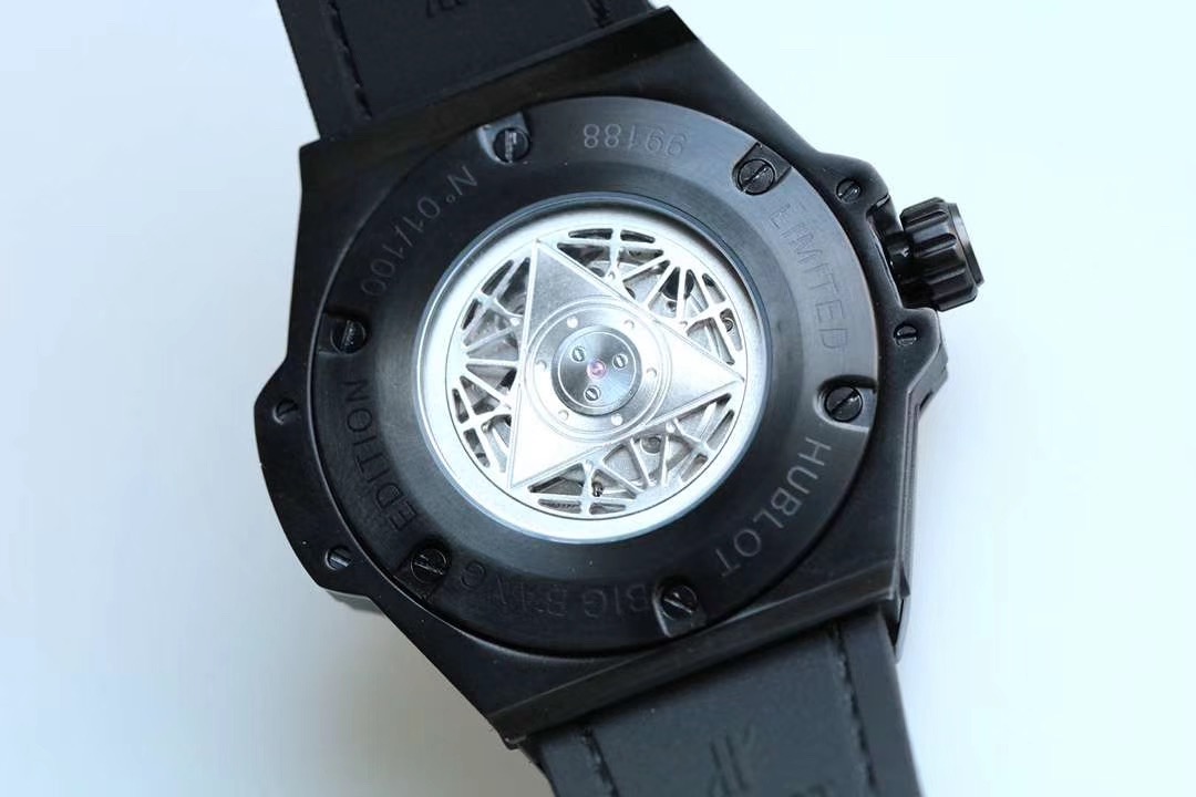 Hublot Big Bang Sang Bleu All Black Pave 45Mm